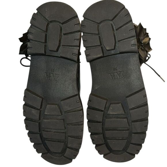 Zara Kids Black Ankle Boots(Size 38) - Picture 4 of 11